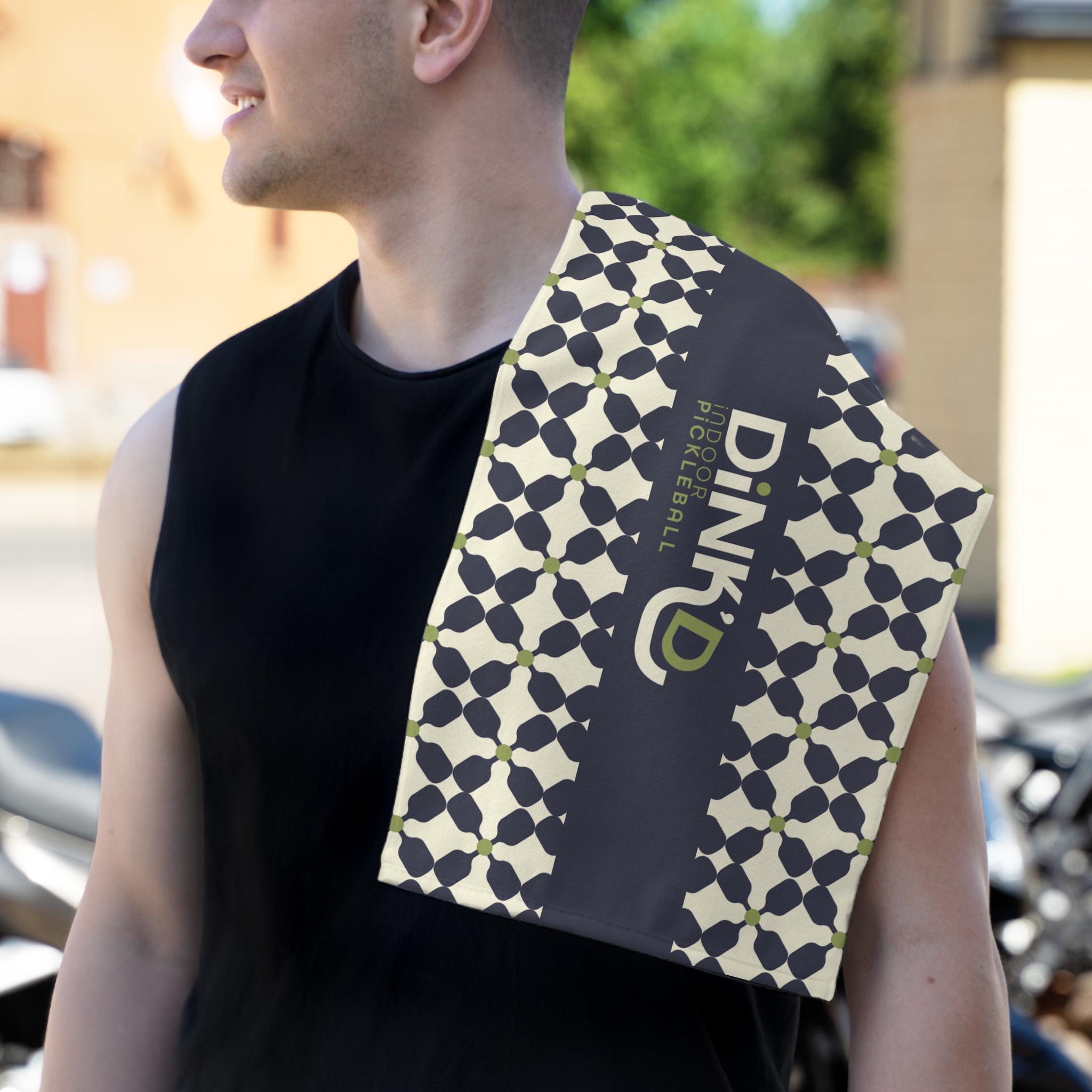 DiNK'D Rally Towel, 11x18 - Navy