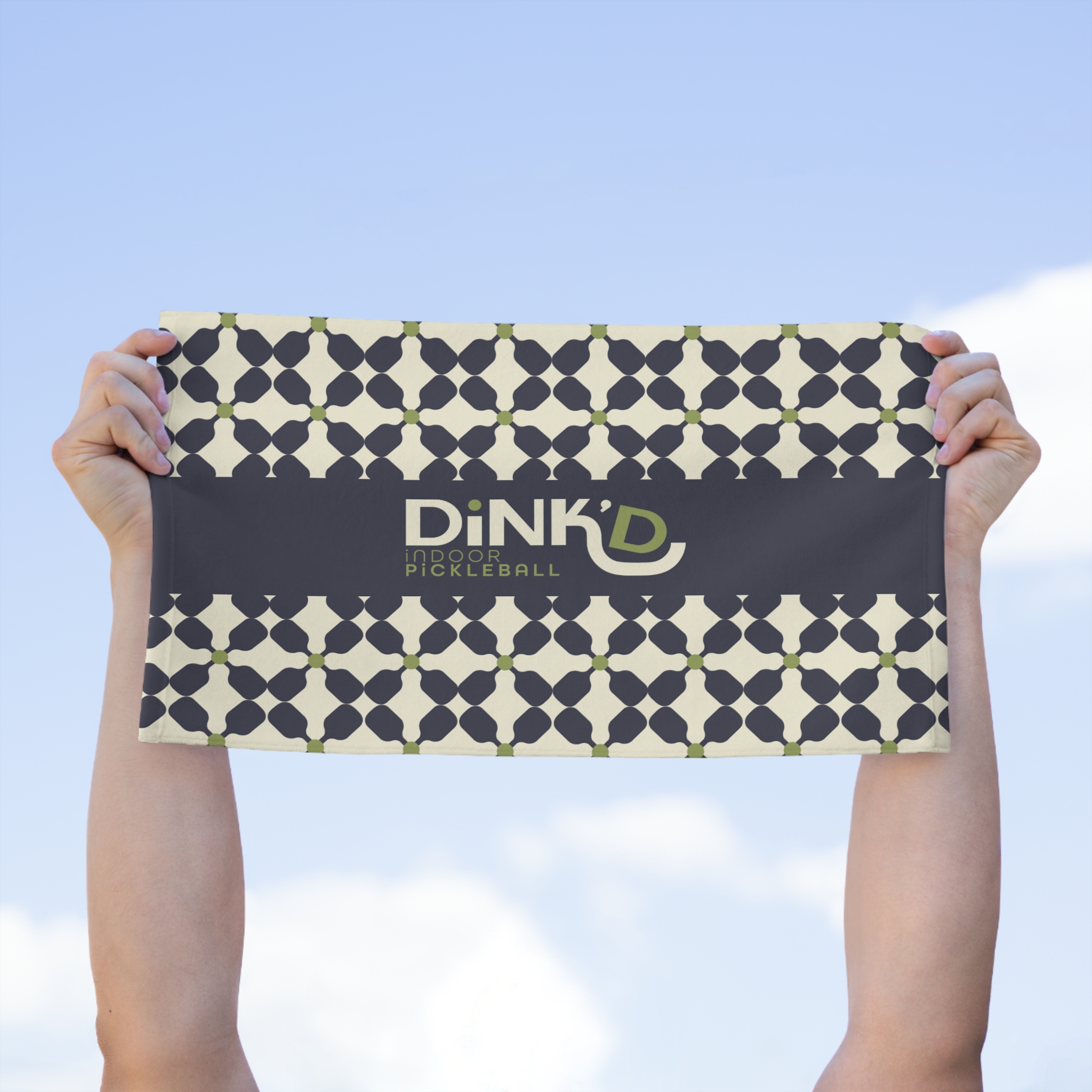 DiNK'D Rally Towel, 11x18 - Navy - Image 4
